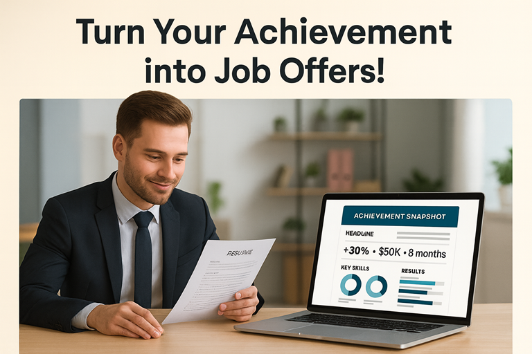 professional-achievement-snapshot-resume-companion